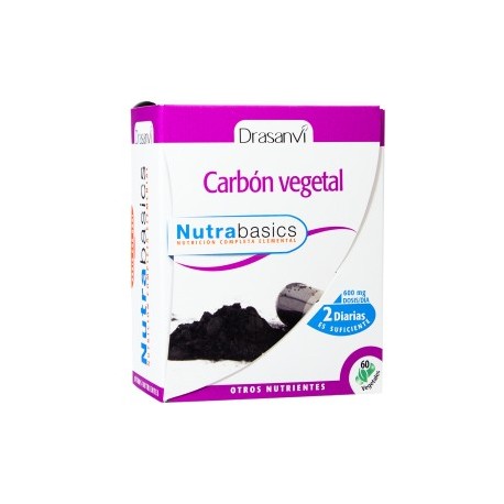 Carbon vegetal 60 caps. nutrabasics drasanvi