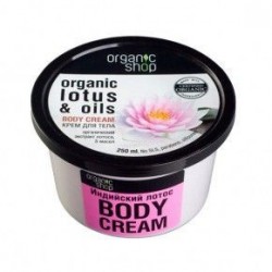 Crema corporal de loto 250 ml organic shop