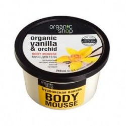 Mousse corporal con extracto de vainilla y orquidea 250 ml organic shop