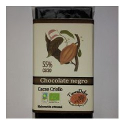 Chocolate negro 55% cacao ecològico 100g Tierra dulce