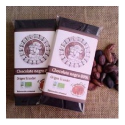 Chocolate ecológico 80 % cacao 100 g tierra dulce