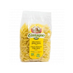 Macarrones de trigo blanco ecológicos 500 g castagno