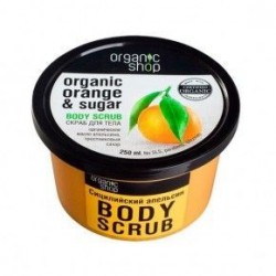 Exfoliante coporal de naranja 250 ml organic shop