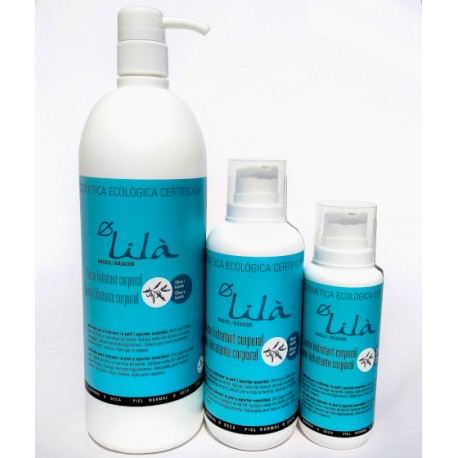 Crema hidratante corporal 400 ml lila cosmetics