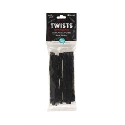 Twists regaliz negro dulce 100 g terrasana