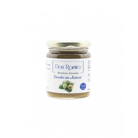 Mermelada de ciruelas sin azucar 250 g don ramiro