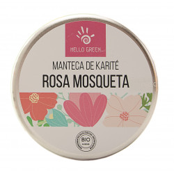 Manteca de karité con rosa mosqueta 110 ml hello green