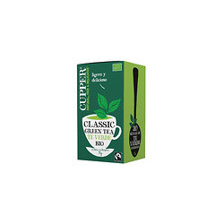 Infusión té verde bio 26 filtros clipper
