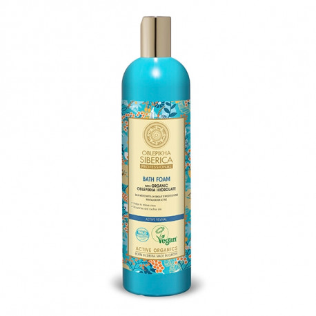 Espuma de baño frescor energizante 550 ml natura siberica