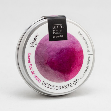 Desodorante sólido suave flor de lalala 60 g amapola bio cosmetics