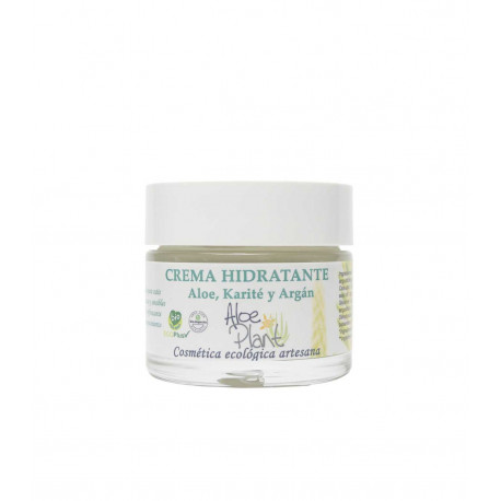 Crema hidratante aloe, Karite y argan 50 ml aloe plant