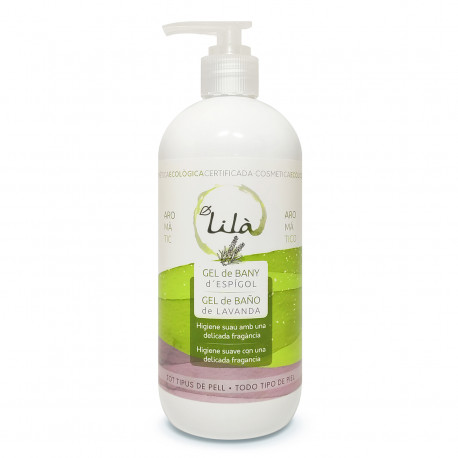 Gel de baño de lavanda 500 ml lilá cosmetics