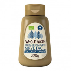 Crema de cacahuete sirve facil 320 g whole earth