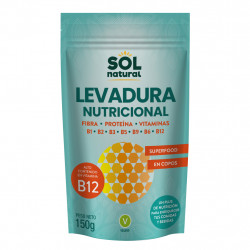 Levadura nutricional con B12 150 g sol natural