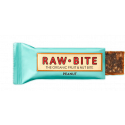 Barrita energética de cacahuete 50 g raw bite