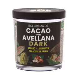 Crema de cacao con avellana dark 200 g sol natural