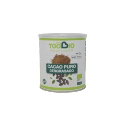 Cacao puro desgrasado sin azúcar 250 g toobio