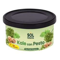 Pate vegetal de kale con pesto bio 125 g sol natural