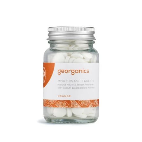 Enjuague bucal de naranja 180 tabletas georganics