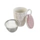 Taza infusionadora porcelana 380 ml colección pixel love