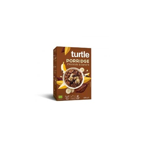 Porridge de chocolate y plátano 400 g Turtle