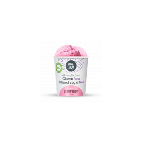 Helado ecológico de fresa 460 ml runakay