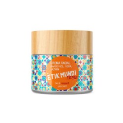 Crema facial de bakuchiol jazmín y rosa 50 ml etik mundi