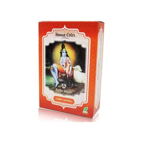 Henna en polvo cobre natural 100 g radhe shyam