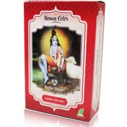 Henna en polvo caoba oscuro 100 g radhe shyam