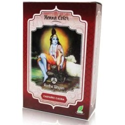 Henna en polvo castaño caoba 100 g radhe shyam