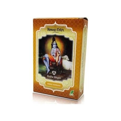 Henna en polvo rubio dorado 100 g radhe shyam