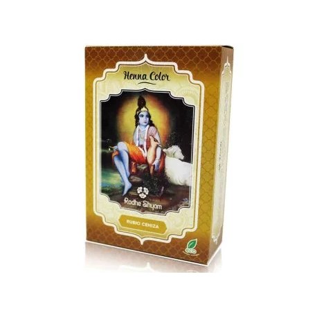 Henna en polvo rubio ceniza 100 g radhe shyam