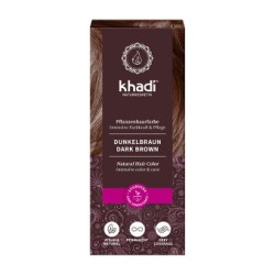 Tinte natural castaño oscuro 100 g khadi