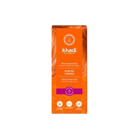 Tinte natural cobre 100 g khadi