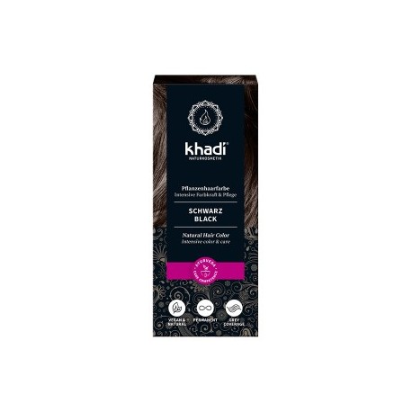 Tinte natural negro 100 g khadi