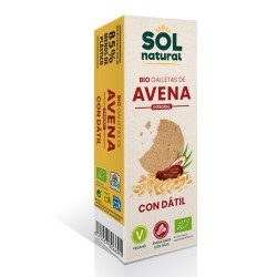 Galletas de avena endulzadas con datil 170 g sol natural