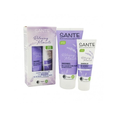 Caja regalo cuidado corporal lavanda sante