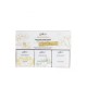 Caja 3 jabones pastilla perfumadas fleurs de soleil galeo