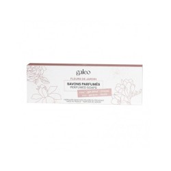 Caja 3 jabones pastilla perfumadas fleurs de jardín galeo