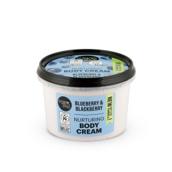 Crema corporal nutritiva arándanos y moras 250 ml organic shop