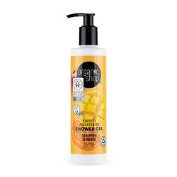 Gel de ducha energia mandarina y mango 280 ml organic shop