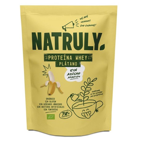 Proteina whey suero de leche platano bio 350 g natruly