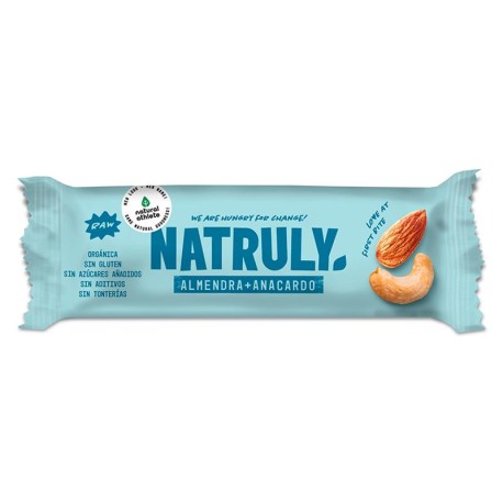 Barrita raw de almendras y anacardos 40 g natruly
