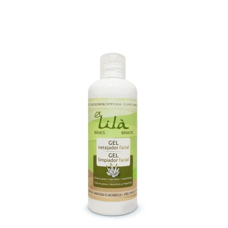 Gel limpiador facial 250 ml lilá cosmetics