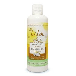 Champu y gel de baño bebe 250 ml lila cosmetics