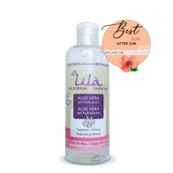Aloe vera gel hidratante sin perfume 250 ml lilá cosmetics