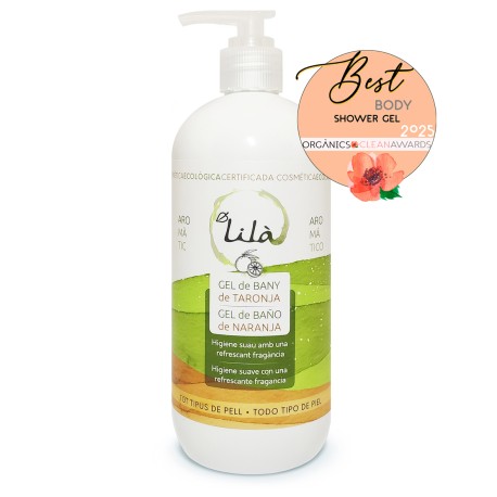 Gel de baño de naranja 500 ml lilá cosmetics