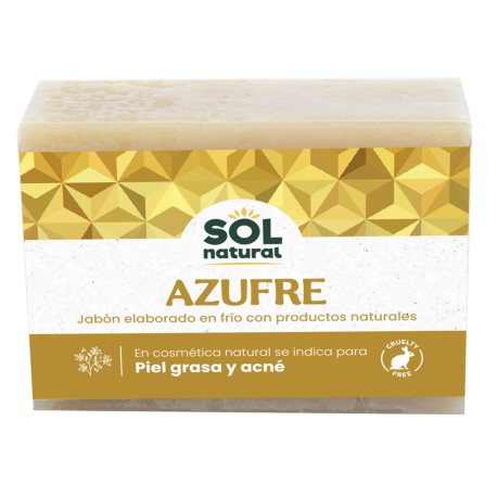 Jabóin natural de azufre 100 g sol natural