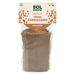 Lasaña de trigo sarraceno sin gluten 250 g sol natural