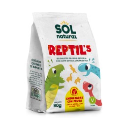 Reptils galletas de avena y fruta bio 90 g sol natural